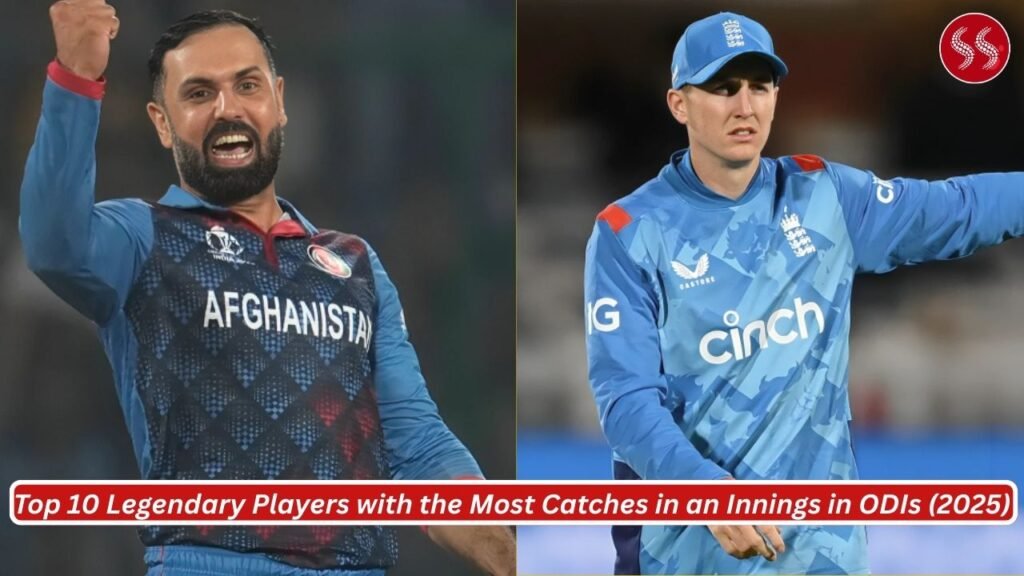 Top 10 Legendary Players with the Most Catches in an Innings in ODIs (2025)