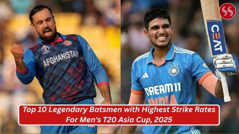 Top 10 Legendary Batsmen with Highest Strike Rates For Men's T20 Asia Cup, 2025