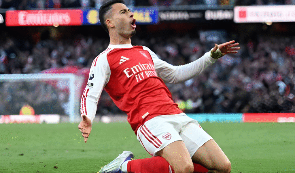 Sensational Martinelli 93rd-Minute Equalizer Rescues Arsenal in 1-1 Draw Against Manchester City