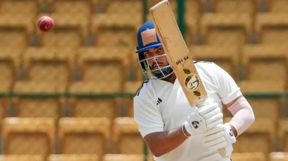 4 Ducks in 20 Balls Prithvi Shaw’s Maharashtra Crumble as Kerala’s Bowlers Run Riot in Ranji Trophy 2025-26 3 4 Ducks in 20 Balls Prithvi Shaw’s Maharashtra Crumble as Kerala’s Bowlers Run Riot in Ranji Trophy 2025-26