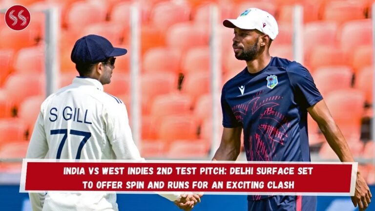 India vs West Indies 2nd Test Pitch: Delhi Surface Set to Offer Spin and Runs for an Exciting Clash