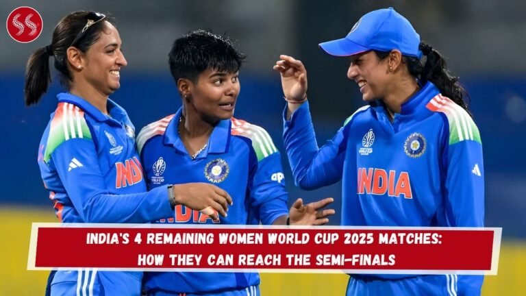India's 4 Remaining Women World Cup 2025 Matches: How They Can Reach the Semi-Finals