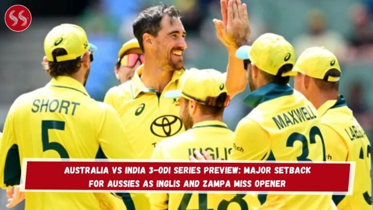 Australia vs India 3-ODI Series Preview: Major Setback for Aussies as Inglis and Zampa Miss Opener