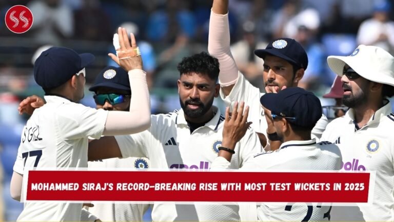 Mohammed Siraj's Record-Breaking Rise with Most Test Wickets in 2025