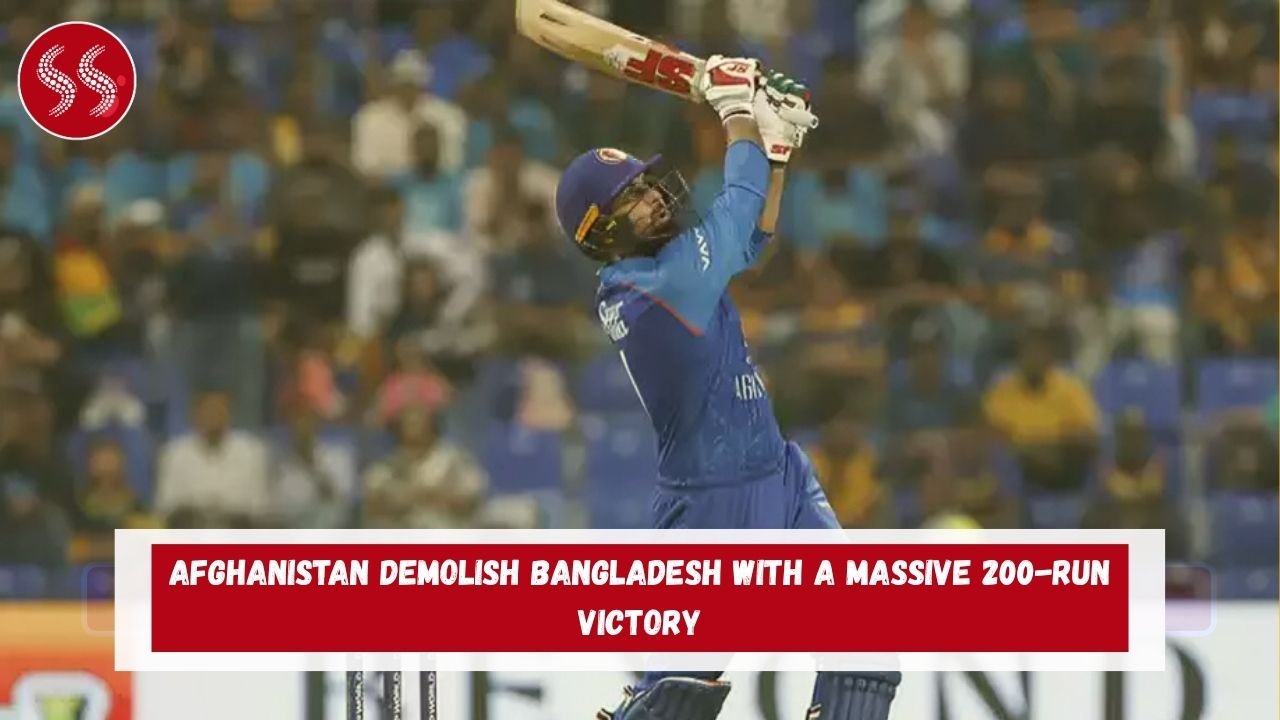 Afghanistan Demolish Bangladesh with a Massive 200-Run Victory