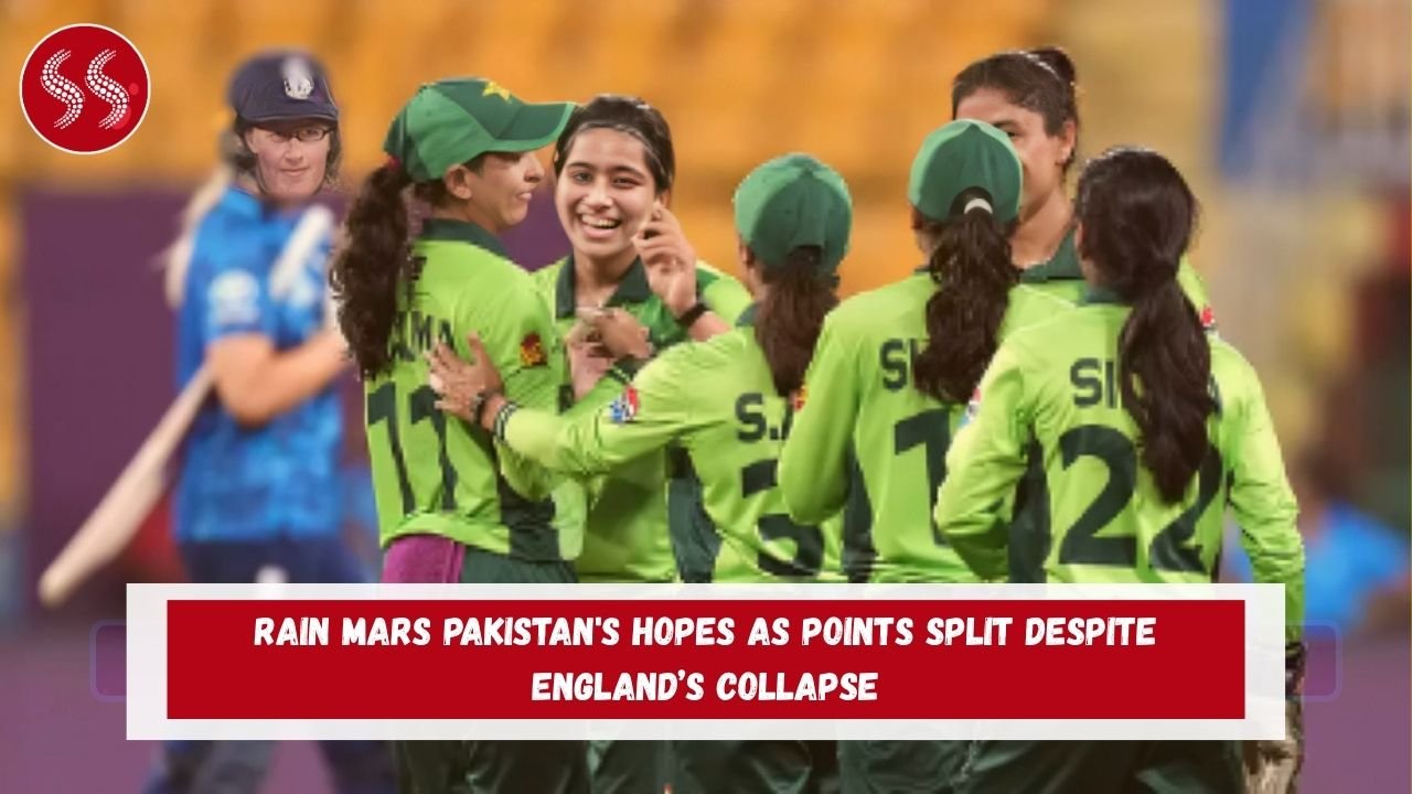 Rain mars Pakistan's hopes as points split despite England’s collapse