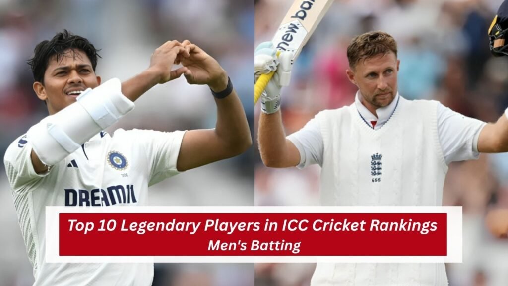 Top 10 Legendary Players in ICC Cricket Rankings Men's Batting