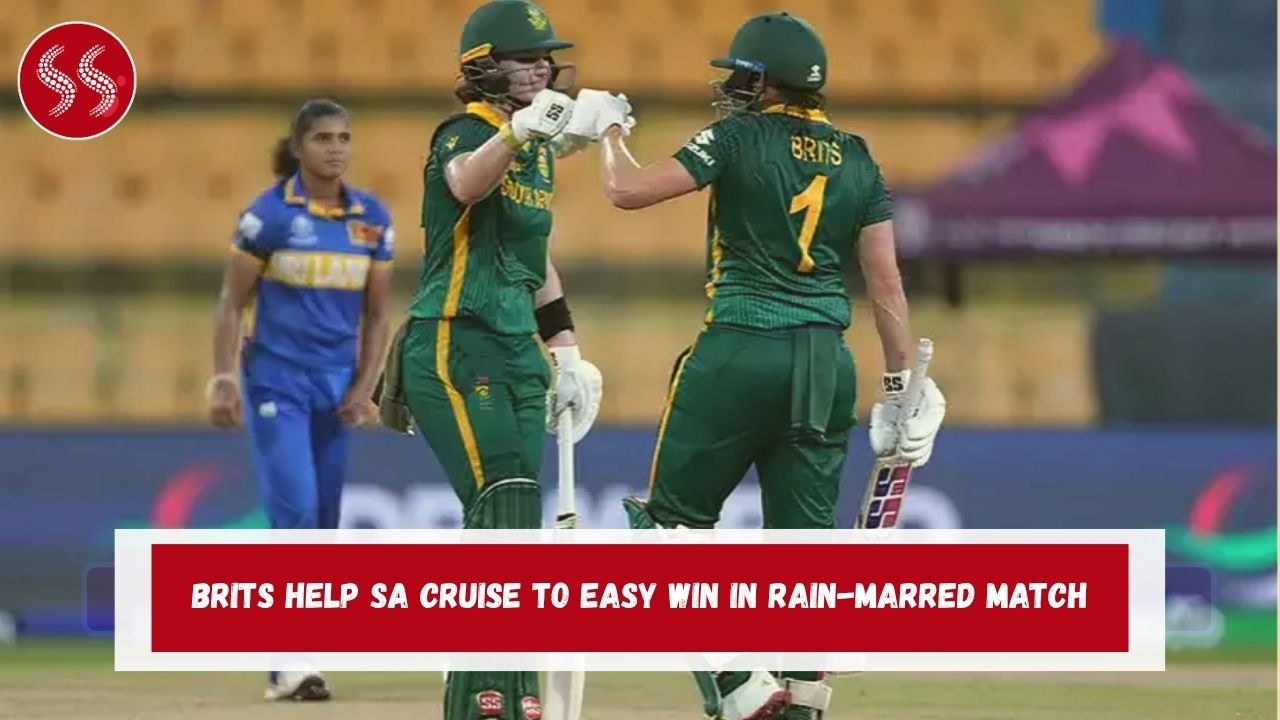 Brits Help SA Cruise to Easy Win in Rain-Marred Match