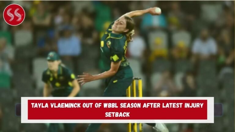 Tayla Vlaeminck Out of WBBL Season After Latest Injury Setback