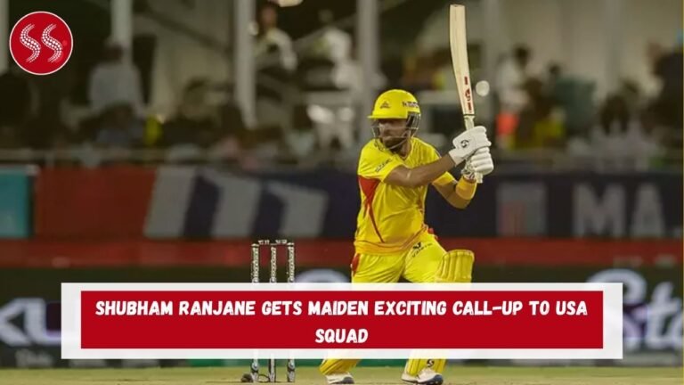 Shubham Ranjane Gets Maiden Exciting Call-Up to USA Squad