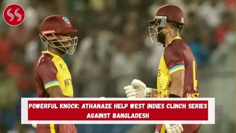 Powerful Knock: Athanaze Help West Indies Clinch Series Against Bangladesh