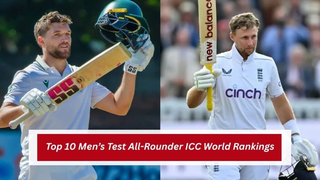Top 10 Men’s Test All-Rounder ICC World Rankings