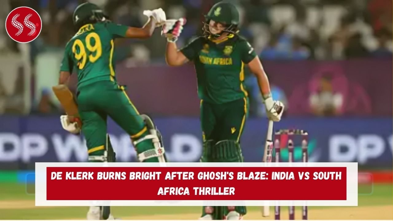 De Klerk Burns Bright After Ghosh's Blaze: India vs South Africa Thriller