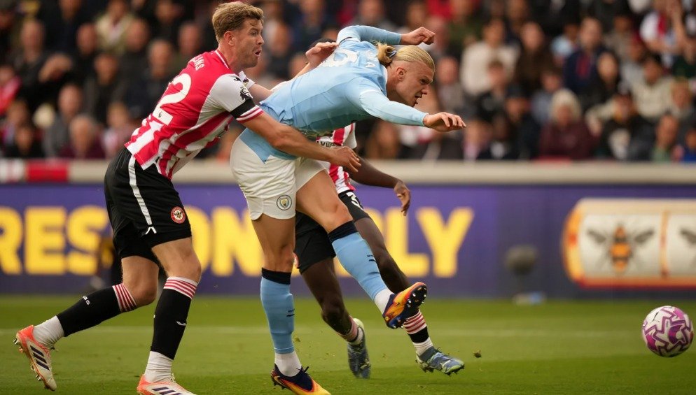 Haaland's Relentless Scoring Streak Alive as Manchester City Beat Brentford 1-0 in Crucial Away Clash 4 Haaland's Relentless Scoring Streak Alive as Manchester City Beat Brentford 1-0 in Crucial Away Clash