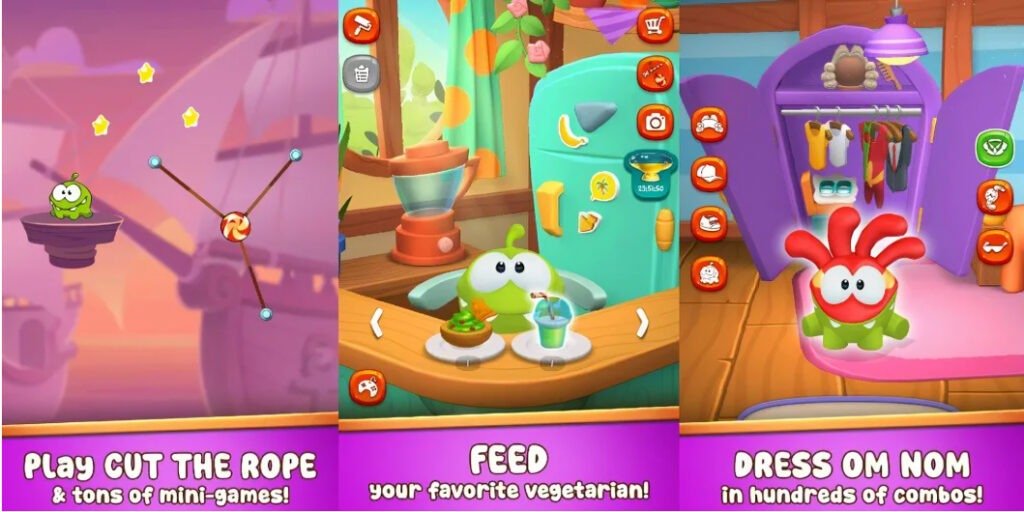 My Om Nom Virtual Pet is Available on Android: A New Adorable Adventure Begins