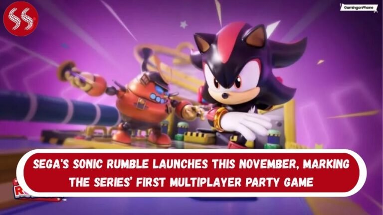 SEGA's Sonic Rumble Launches This November, Marking the Series’ First Multiplayer Party Game