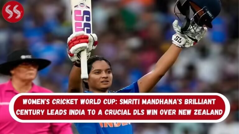 Women's Cricket World Cup: Smriti Mandhana's brilliant century leads India to a crucial DLS win over New Zealand.