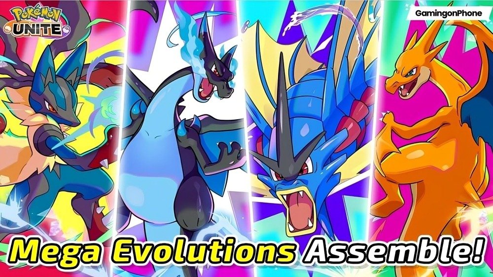 Pokémon UNITE expands its Mega Evolution lineup with Mega Gyarados and Mega Charizard Y joining this December in an Exciting Update