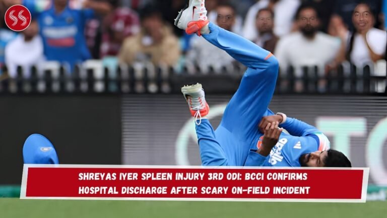 Sports Samrath 2 Shreyas Iyer Spleen Injury 3rd ODI: BCCI Confirms Hospital Discharge After Scary On-Field Incident