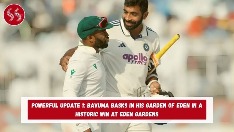 POWERFUL UPDATE 1: Bavuma basks in his garden of Eden in a Historic Win at Eden Gardens