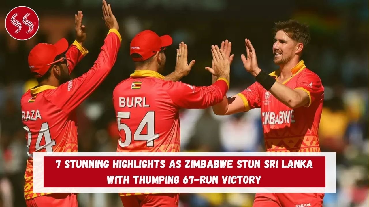 7 Stunning Highlights as Zimbabwe Stun Sri Lanka With Thumping 67-Run Victory 2 7 Stunning Highlights as Zimbabwe Stun Sri Lanka With Thumping 67-Run Victory