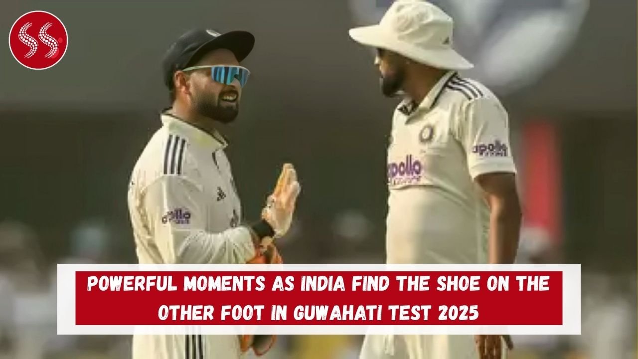 POWERFUL Moments as India Find the Shoe on the Other Foot in Guwahati Test 2025 2 POWERFUL Moments as India Find the Shoe on the Other Foot in Guwahati Test 2025