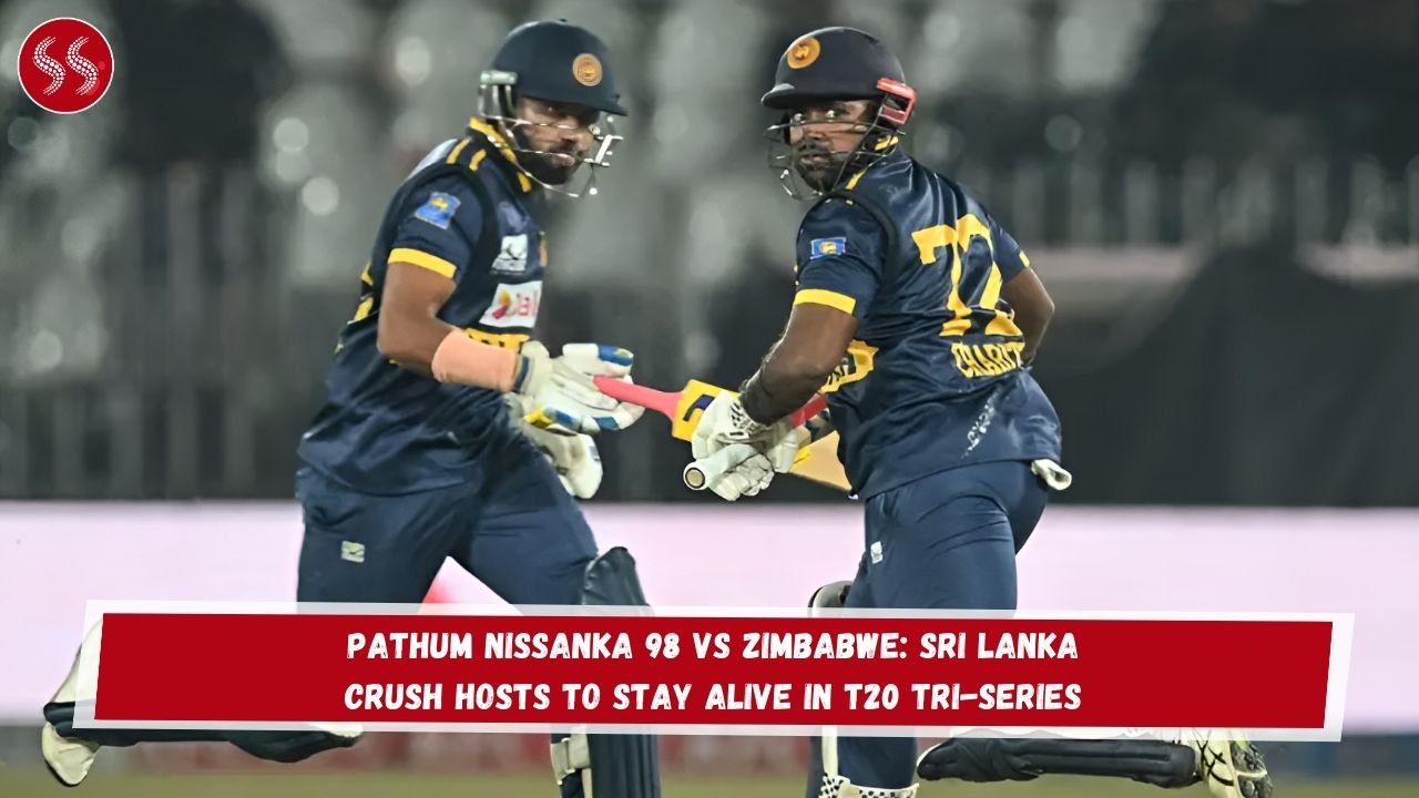 Pathum Nissanka 98 vs Zimbabwe: Sri Lanka Crush Hosts to Stay Alive in T20 Tri-Series