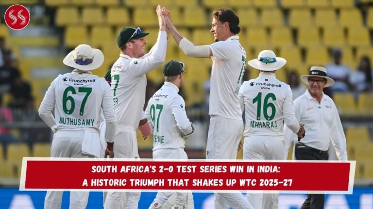South Africa's 2-0 Test Series Win in India: A Historic Triumph That Shakes Up WTC 2025-27
