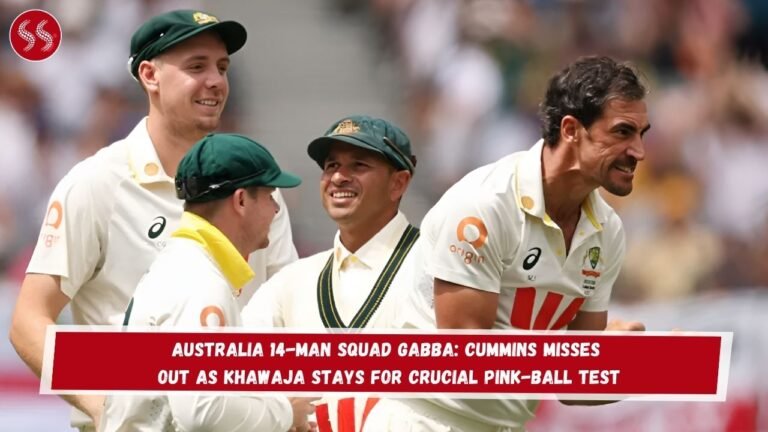 Australia 14-Man Squad Gabba: Cummins Misses Out as Khawaja Stays for Crucial Pink-Ball Test
