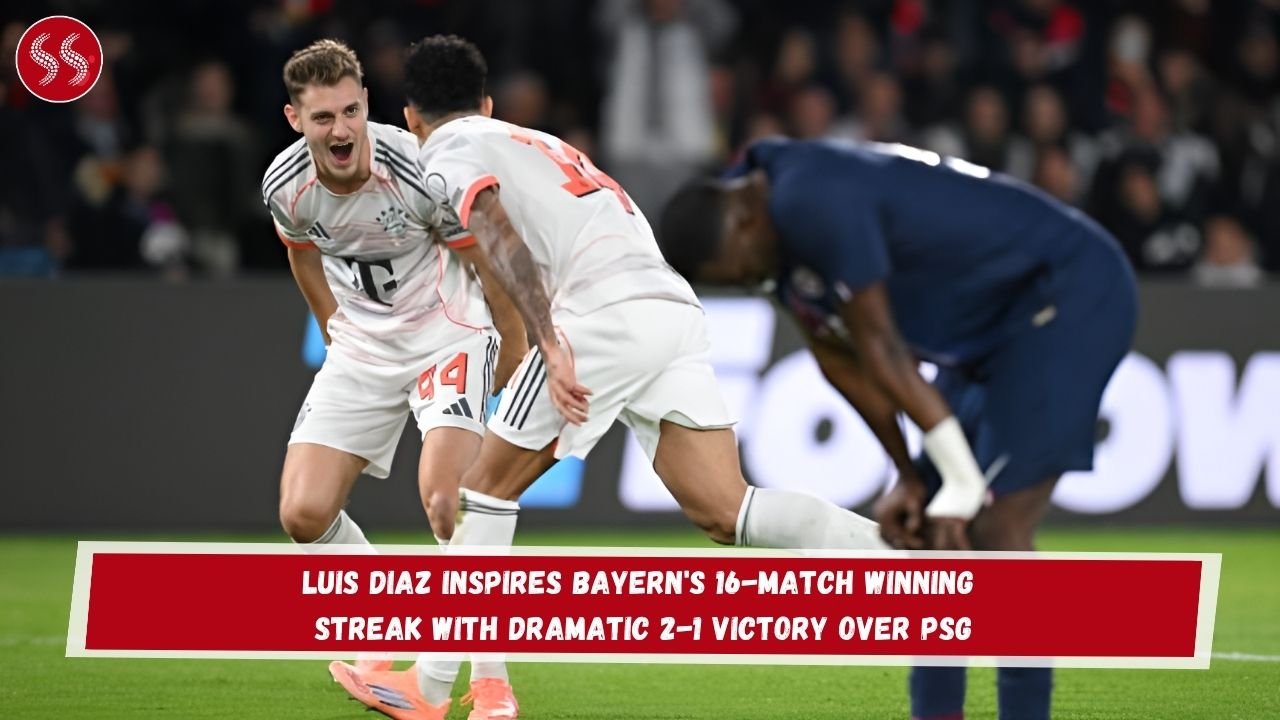 Luis Diaz Inspires Bayern's 16-Match Winning Streak with Dramatic 2-1 Victory Over PSG 2 Luis Diaz Inspires Bayern's 16-Match Winning Streak with Dramatic 2-1 Victory Over PSG