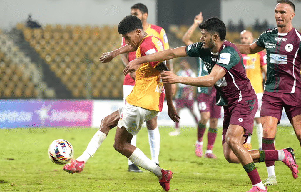 East Bengal Secure AIFF Super Cup 2025 Semifinal Spot After Intense Draw Against Mohun Bagan Super Giant 3 East Bengal Secure AIFF Super Cup 2025 Semifinal Spot After Intense Draw Against Mohun Bagan Super Giant
