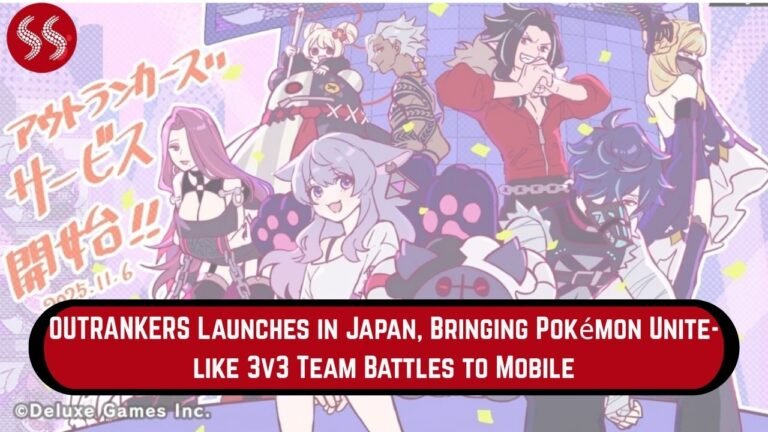 OUTRANKERS Launches in Japan, Bringing Pokémon Unite-like 3v3 Team Battles to Mobile