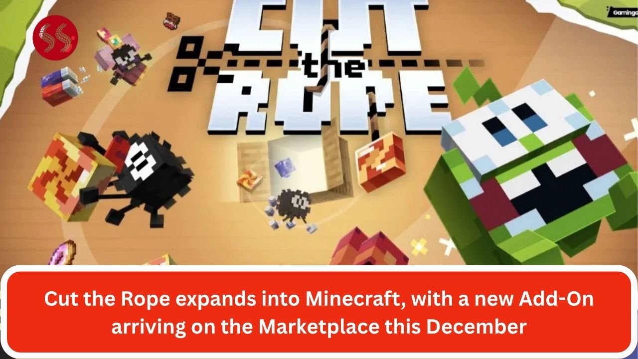 Cut the Rope expands into Minecraft, with a new Add-On arriving on the Marketplace this December