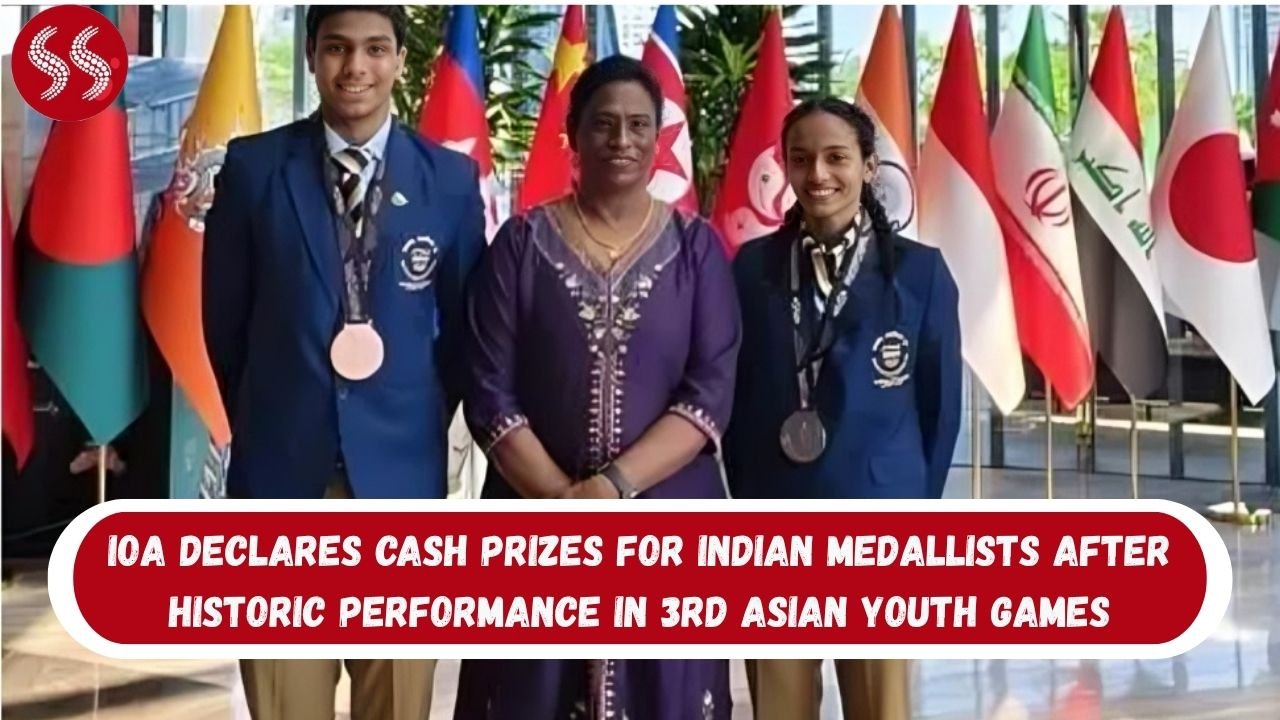 IOA Declares Cash Prizes for Indian Medallists After Historic Performance in 3rd Asian Youth Games