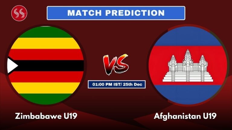 ZIM U19 vs AFG U19 Tomorrow: 1st T20 Match & Promising Pitch Report