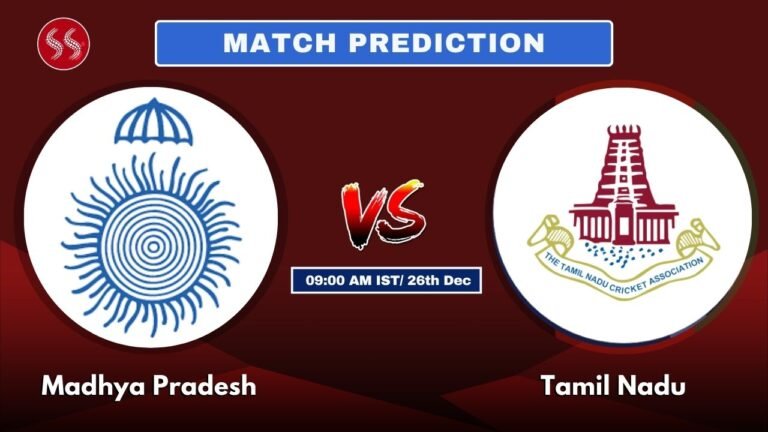 Madhya Pradesh vs Tamil Nadu Today's T20 Match Preview: Explosive Match & Pitch Report