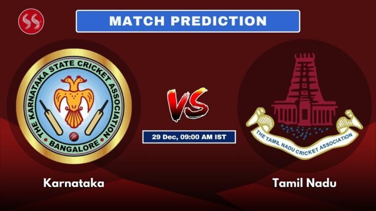 Karnataka vs Tamil Nadu Today's T20 Match Preview: Explosive Match & Pitch Report