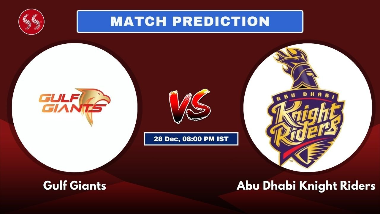 GG vs ADKR Tomorrow 30th T20 Match Preview & Promising Pitch Report