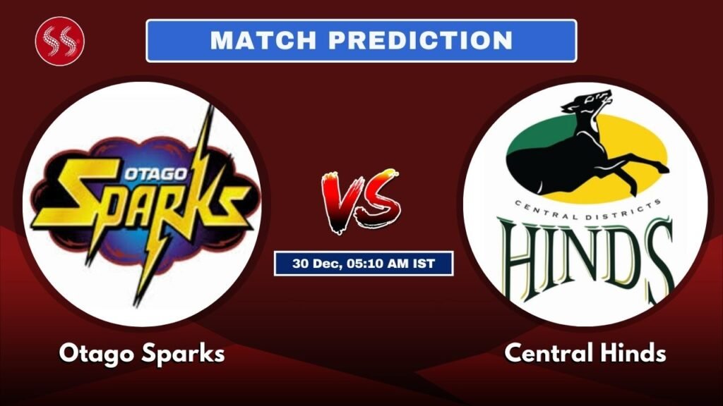 Otago Sparks vs Central Hinds Today’s 5th T20 Match Preview & Promising Pitch Report