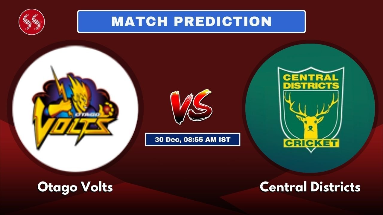 Otago Volts vs Central Districts Today's 5th T20 Match Preview & Promising Pitch Report