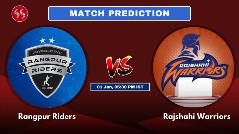 Rangpur Riders vs Rajshahi Warriors Today's 10th T20 Match Preview & Promising Pitch Report