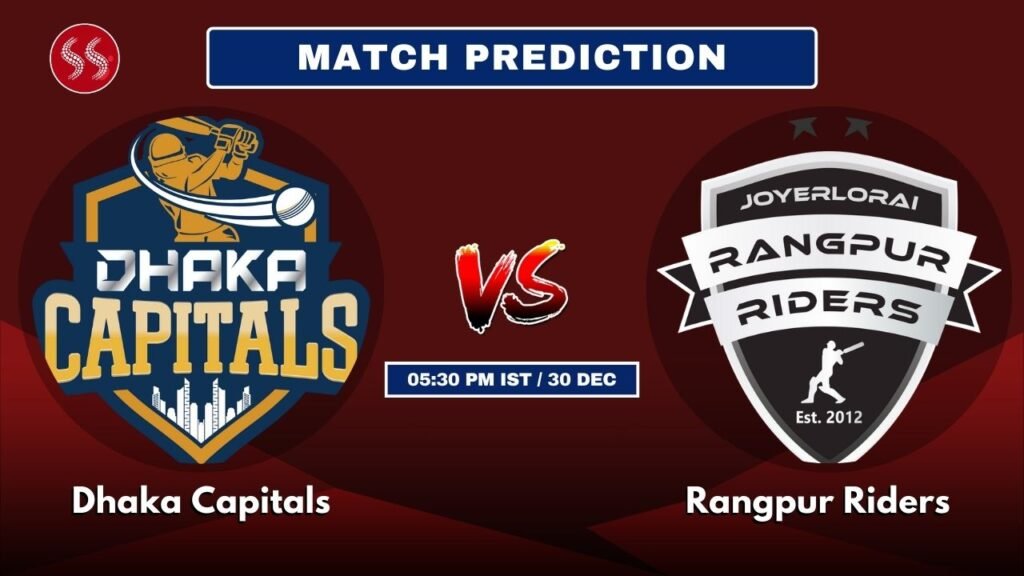 Dhaka Capitals vs Rangpur Riders Today's 8th T20 Match Preview & Promising Pitch Report