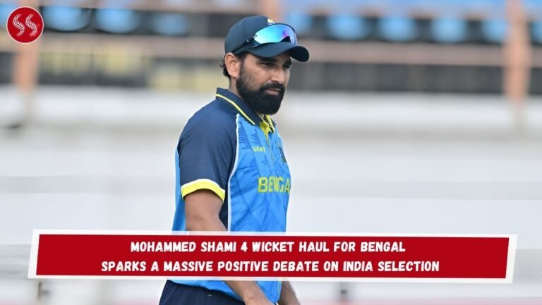 Mohammed Shami 4 Wicket Haul for Bengal Sparks a Massive Positive Debate on India Selection
