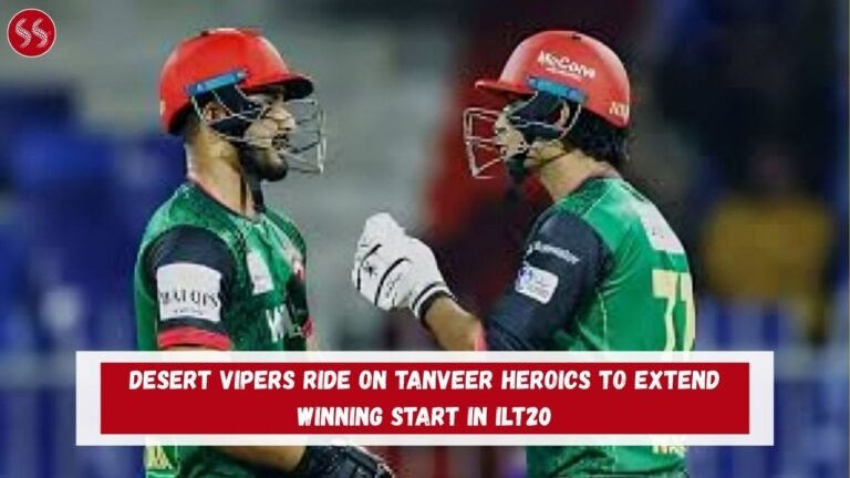 Desert Vipers Ride on Tanveer Heroics to Extend Winning Start in ILT20