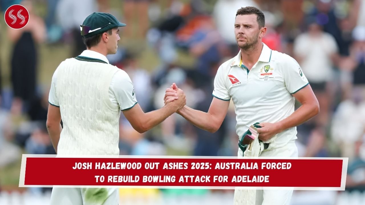 Josh Hazlewood Out Ashes 2025: Australia Forced to Rebuild Bowling Attack for Adelaide