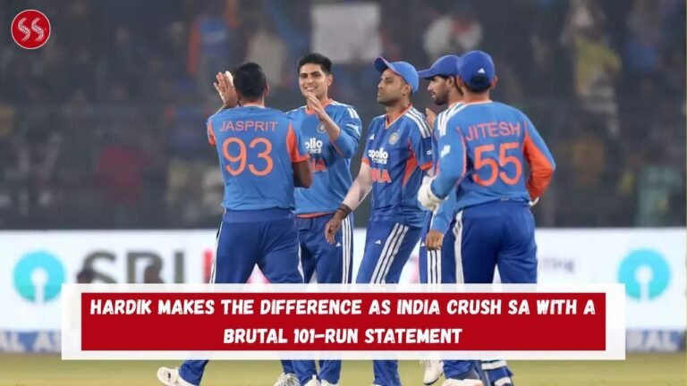 Hardik Makes the Difference as India Crush SA with a Brutal 101-Run Statement