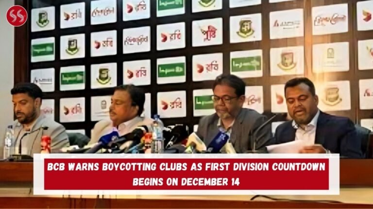 BCB Warns Boycotting Clubs as First Division Countdown Begins on December 14