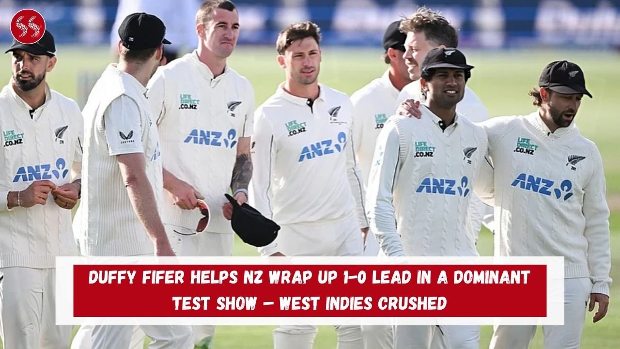Duffy Fifer Helps NZ Wrap Up 1-0 Lead in a Dominant Test Show – West Indies Crushed 2 Duffy Fifer Helps NZ Wrap Up 1-0 Lead in a Dominant Test Show – West Indies Crushed