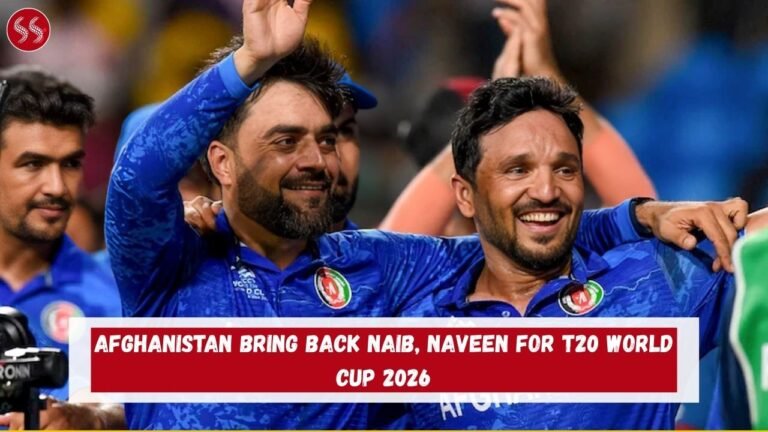 Afghanistan bring back Naib, Naveen for T20 World Cup 2026