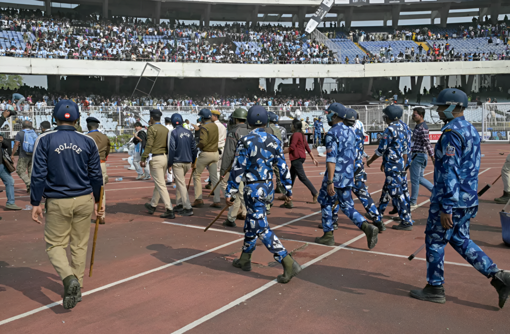 Messi 3 Day India Tour Chaos: Fans Riot in Kolkata After Superstar’s Early Exit 3 Messi 3 Day India Tour Chaos: Fans Riot in Kolkata After Superstar’s Early Exit